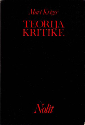 Mari Kriger - Teorija kritike