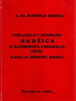 Hamdija Hodžić - Porijeklo i istorijat Hodžića iz Šatorovića