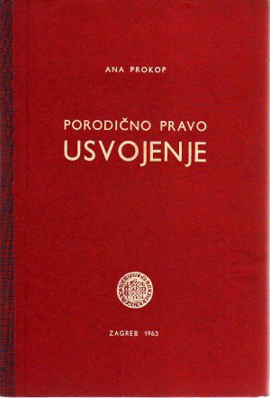 Ana Prokop - Porodično pravo: usvojenje