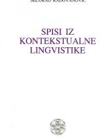 Milorad Radovanović - Spisi iz kontekstualne lingvistike