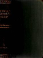 Brockhaus' konversations-Lexikon I-XV