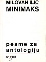 Milovan Ilić Minimaks - Pesme za antologiju