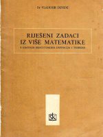 Vladimir Devide - Riješeni zadaci iz više matematike II