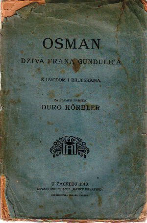 Osman Dživa Frana Gundulića (1919.)