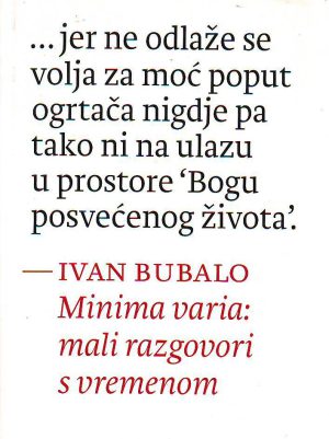 Ivan Bubalo - Minima varia