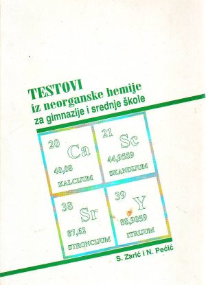 S.Zarić - Testovi iz neorganske hemije za gimnazije i srednje škole