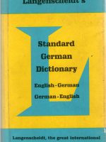 Standard German dictionary: English-German