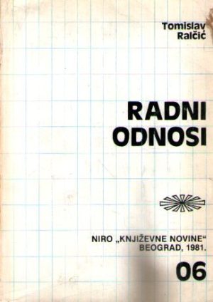 Tomislav Ralčić - Radni odnosi