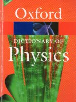 Oxford Distionary of Physics