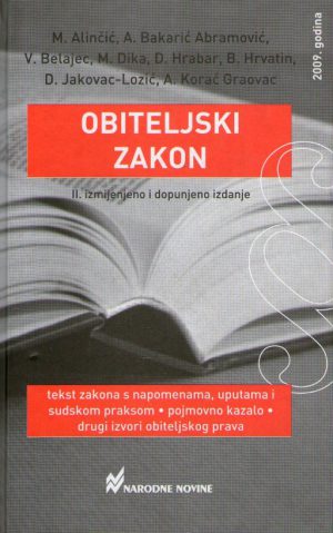 Obiteljski zakon (grupa autora)