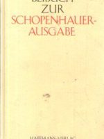 Beibuch zur Schopenhauer-Ausgabe