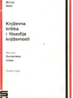 Milivoj Solar - Književna kritika i filozofija književnosti