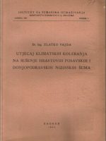 Zlatko Vajda - Utjecaj klimatskih kolebanja na sušenje hrastovih posavskih i donjopodravskih nizinskih šuma