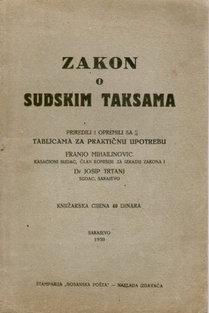 Zakon o sudskim taksama