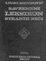 Ljubo Mićunović - Savremeni leksikon stranih reči