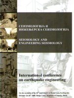 Seizmologija i inženjerska seizmologija; Seizmology and Engineering Seizmology (konferencija)