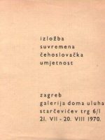 Izložba suvremena čehoslovačka umjetnost: katalog